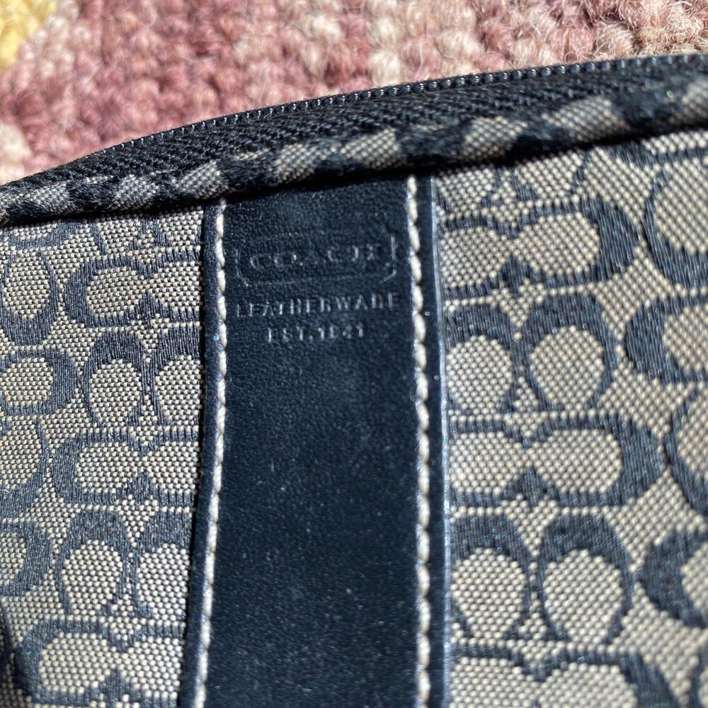 Coach Signature Jacquard Mini C’s Cosmetic Case - Picture 3 of 5